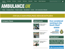 Tablet Screenshot of ambulanceukonline.com